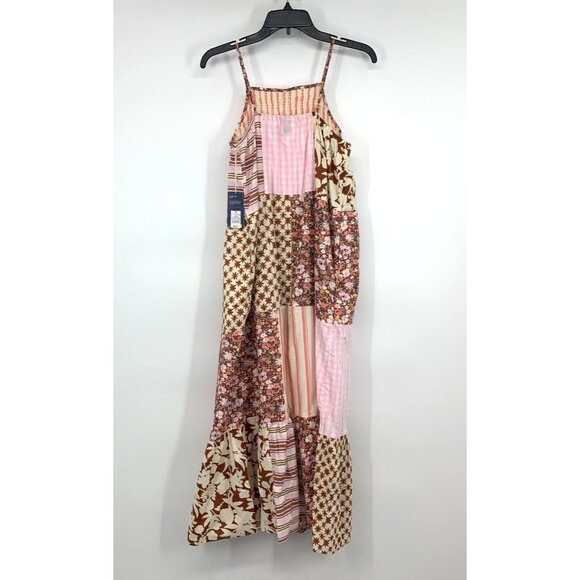 Universal Thread Dress Patchwork Floral Sleeveless Tiered Maxi NWT - Picture 10 of 13